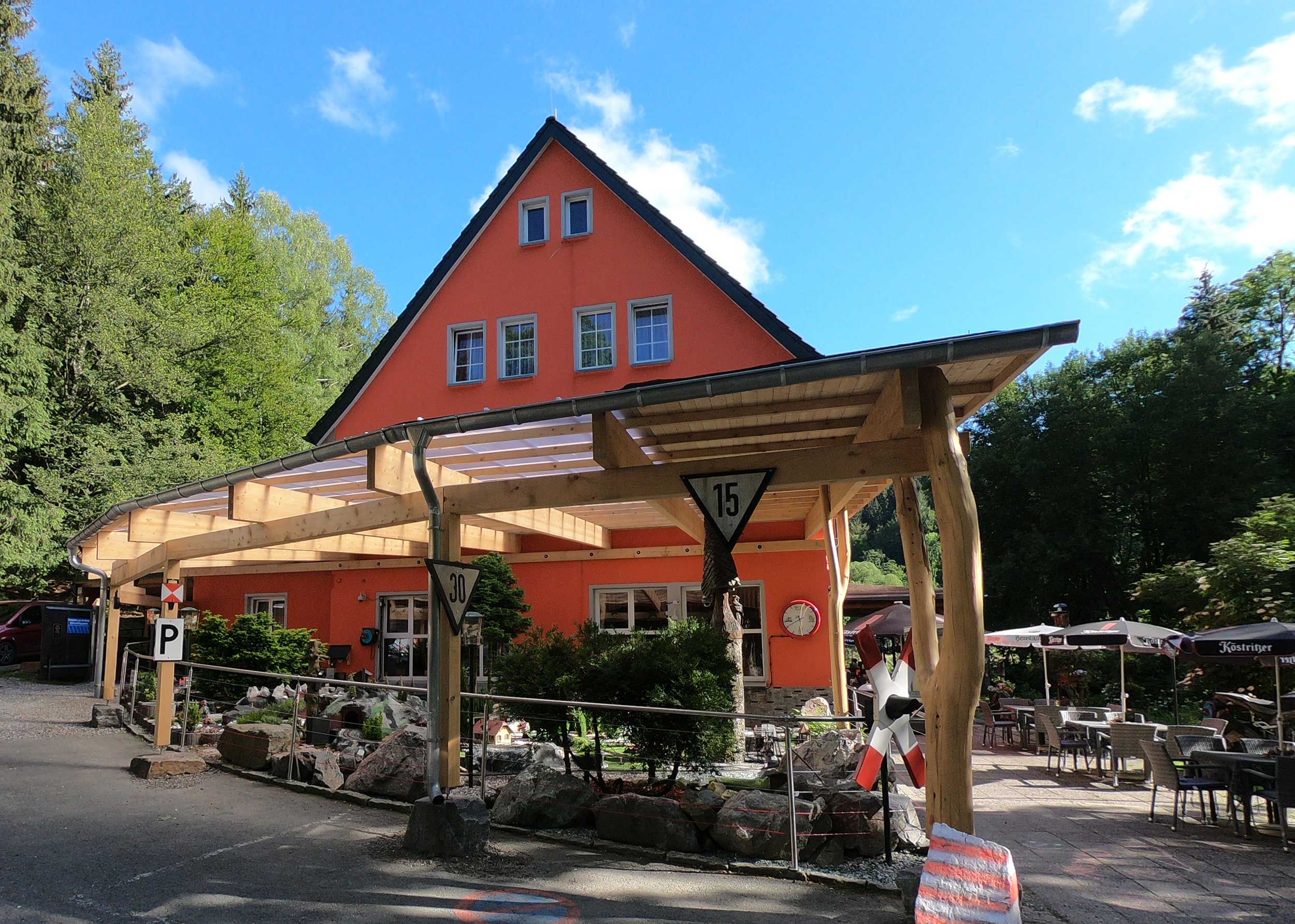 Gartenbahn und Modellseilbahn im Erzgebirge - Fichtenhäusel am Pöhlagrund
