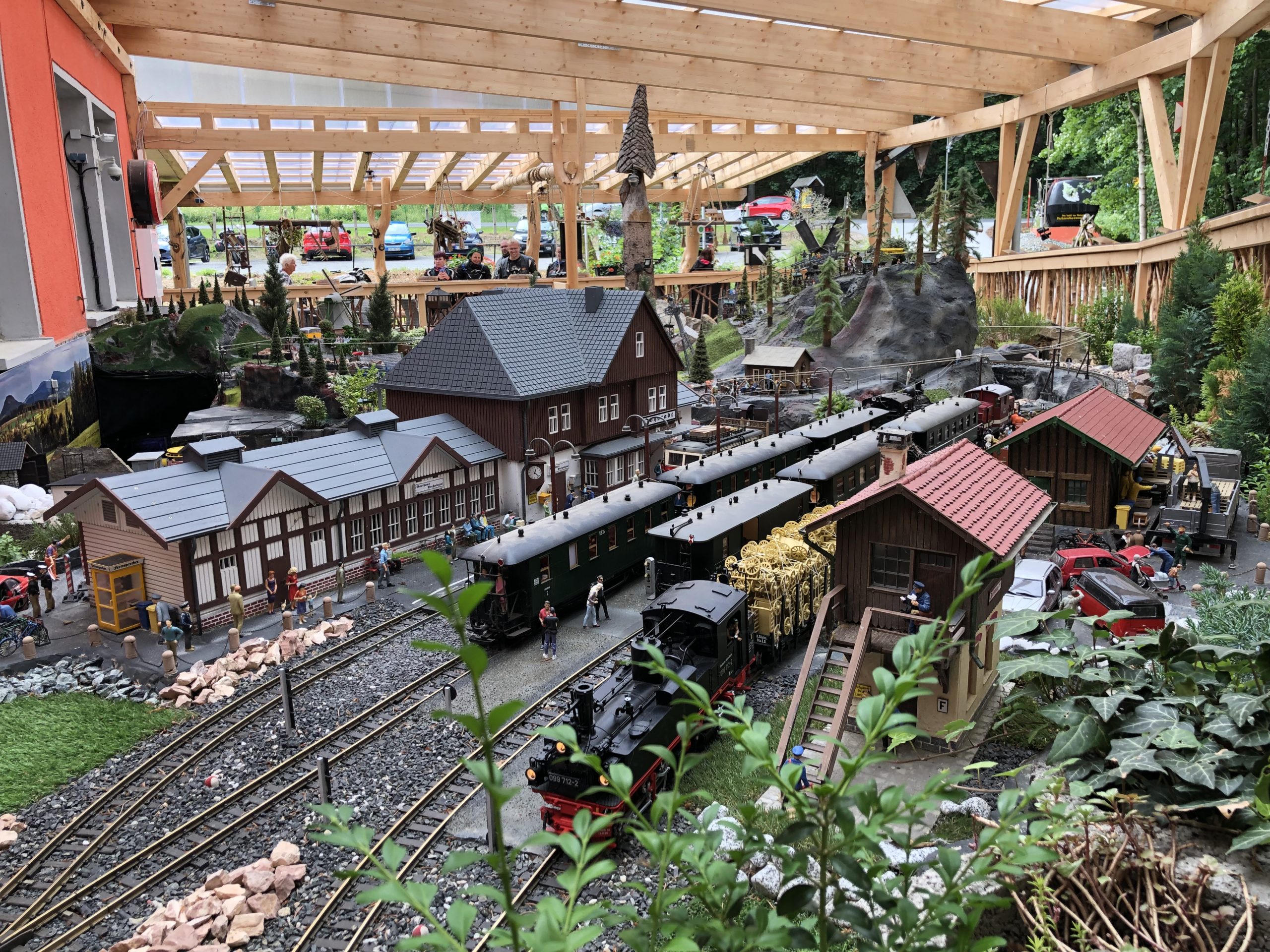 Gartenbahn und Modellseilbahn im Erzgebirge - Fichtenhäusel am Pöhlagrund